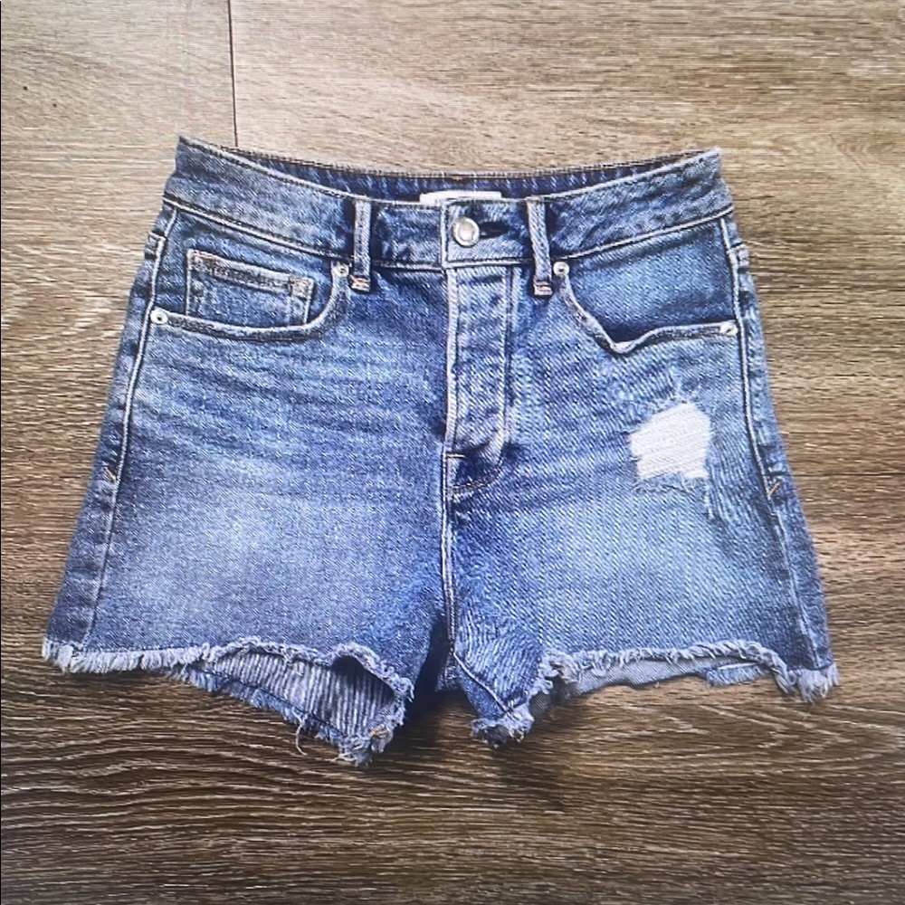 Women's Blue Denim Shorts